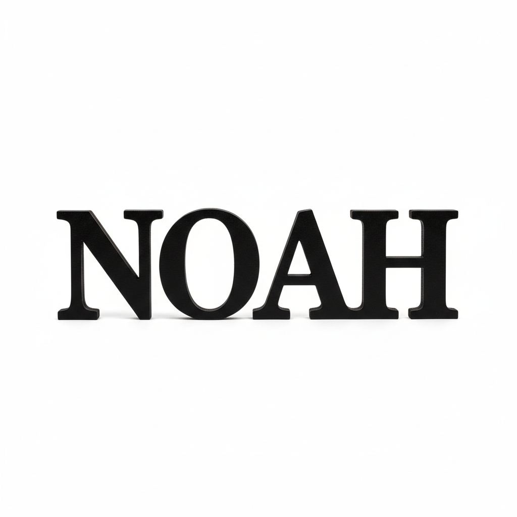 Painted Black Letters