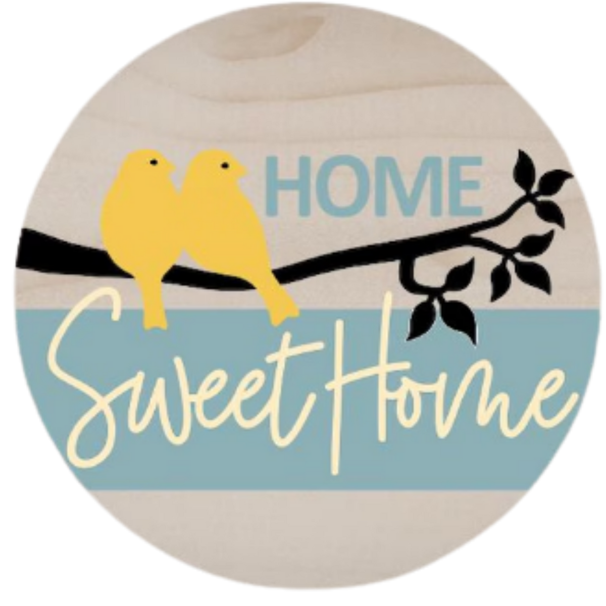 Home Sweet Home Lovebirds DIY Wood Sign Kit | Welcome Home Decor