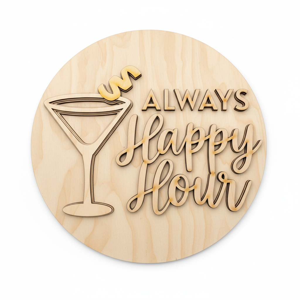 Always Happy Hour unfinished round