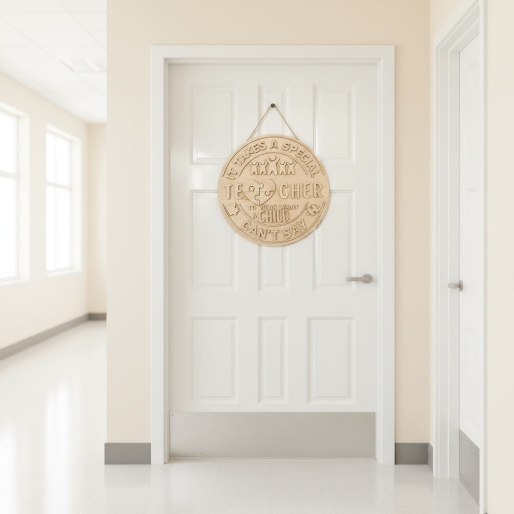 Classroom door