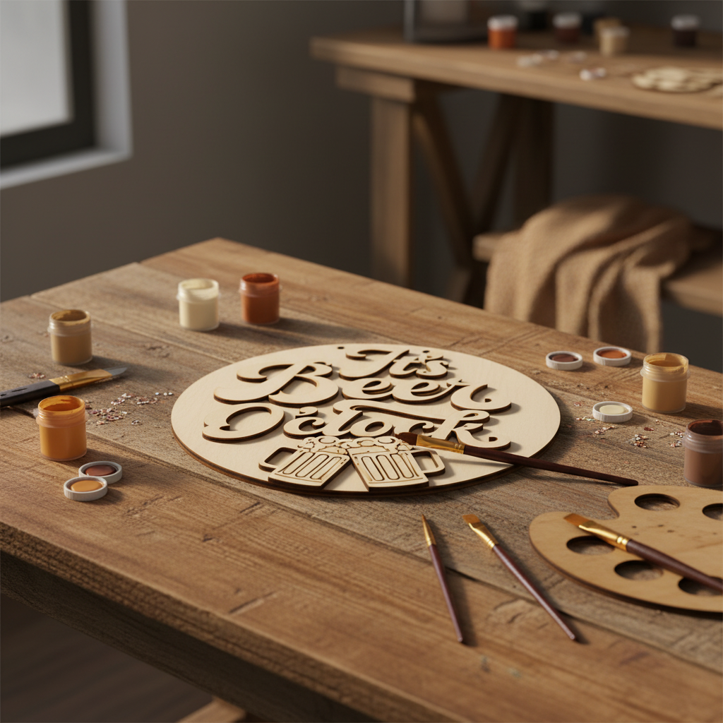 DIY kit with craft supplies