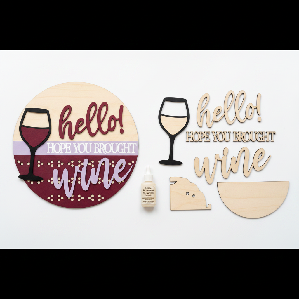 Hope You Brought Wine kit breakdown