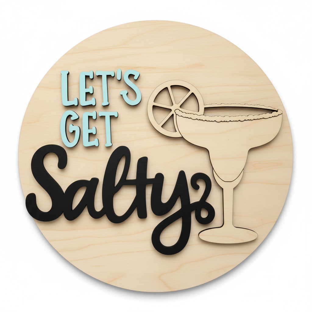 Let's Get Salty unfinished round