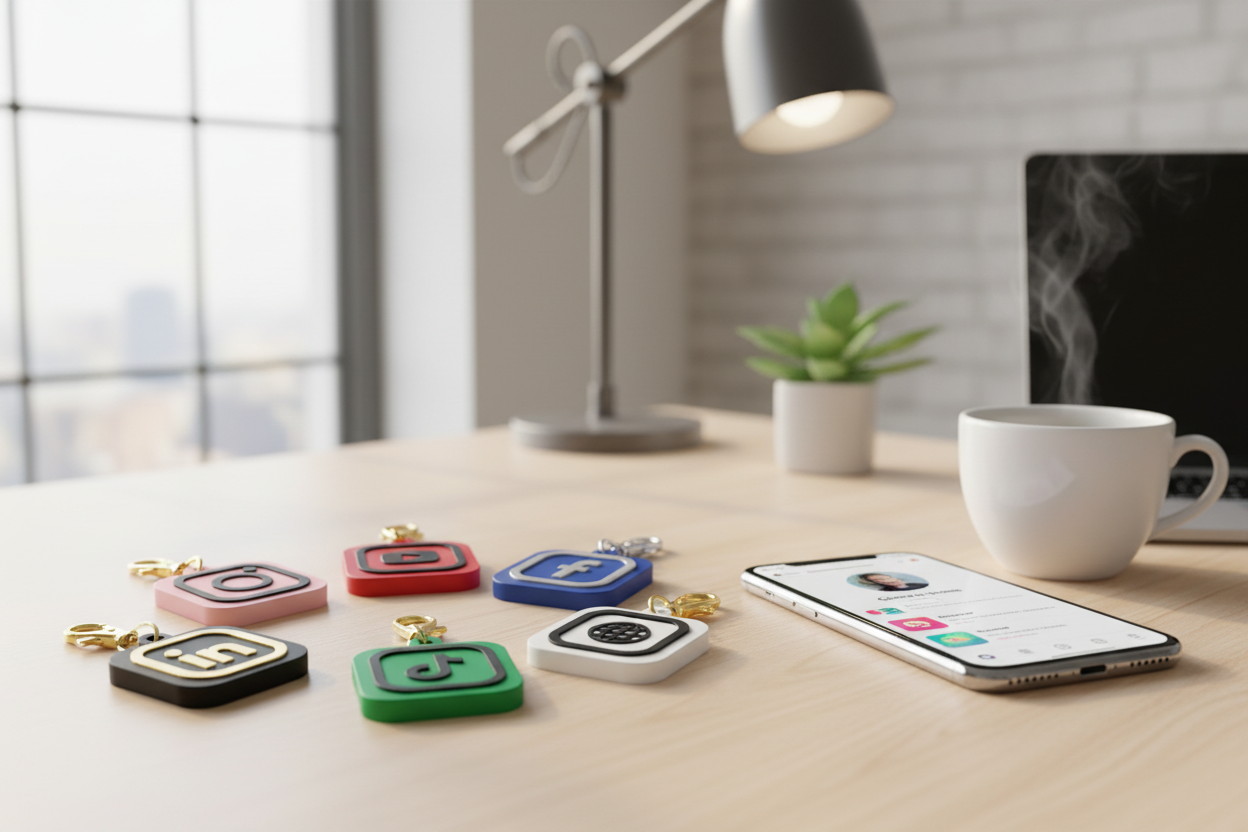 NFC Keychains - Lifestyle Setting