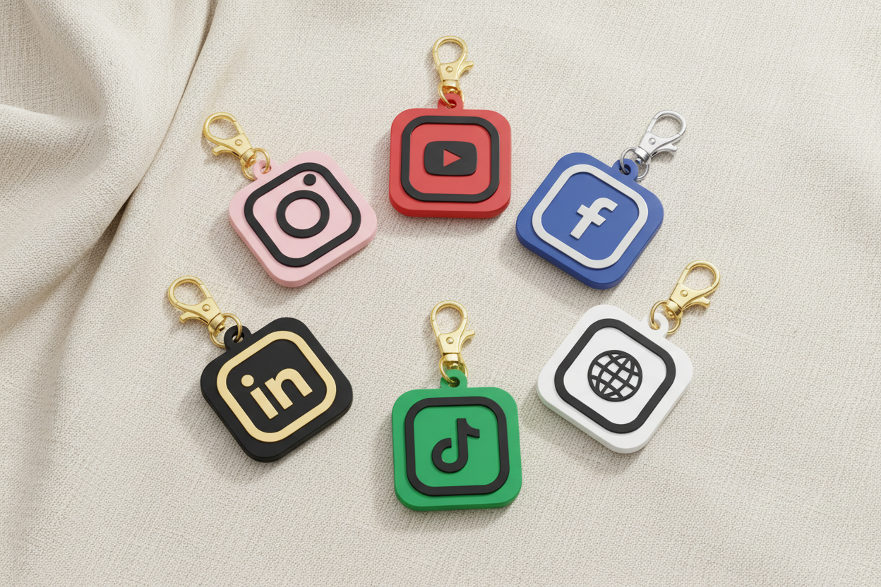 NFC Keychains - Soft Fabric