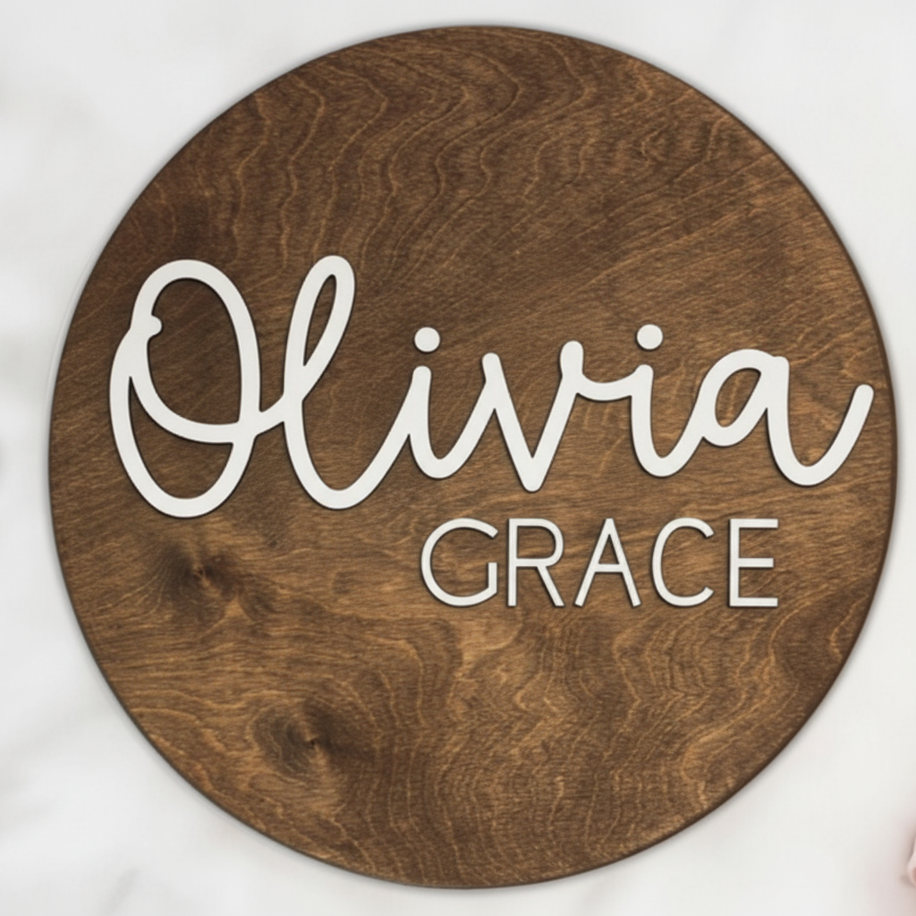 Olivia Grace Nursery Sign