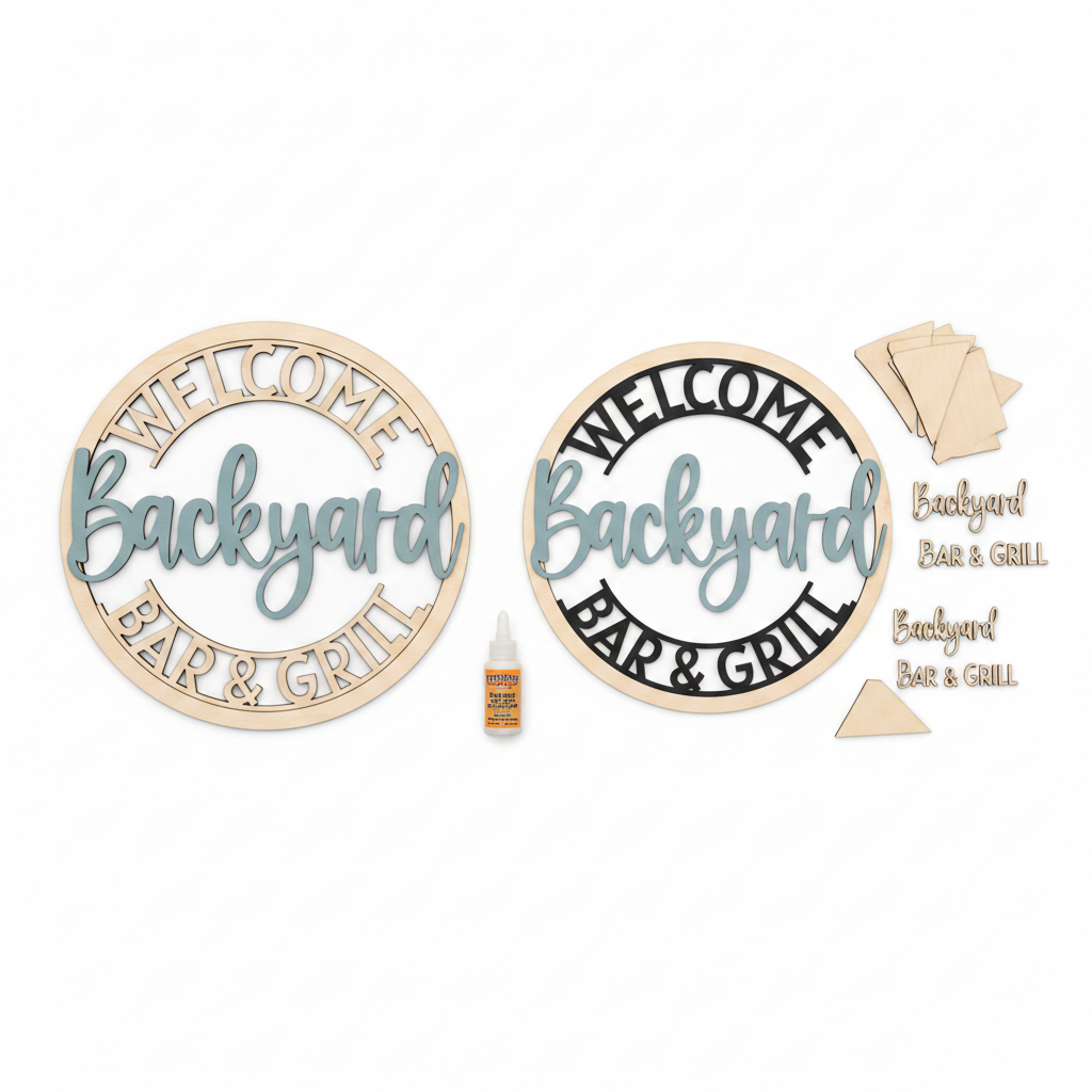 Welcome Backyard Bar & Grill kit breakdown